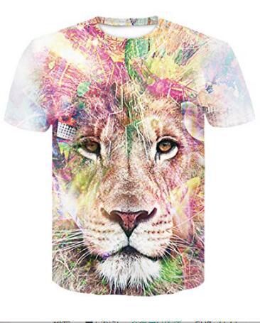 European and American new creative music art 3d digital printing short-sleeved T-shirt