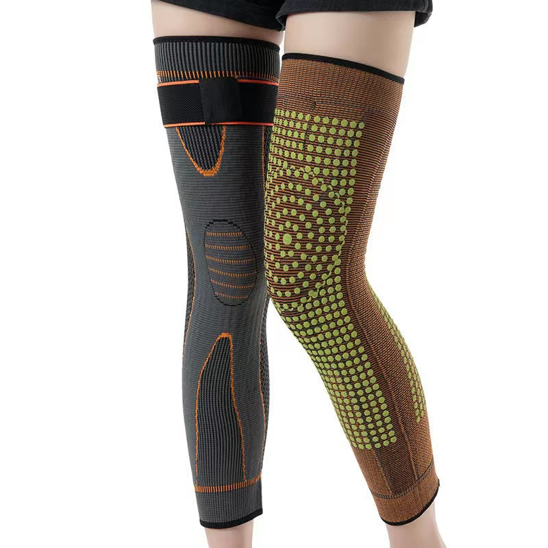 Sports Lengthening Knee Pads Basketball Riding Running Four Seasons Bandages Compression Knitting Nylon Knee Pads Leg Pads