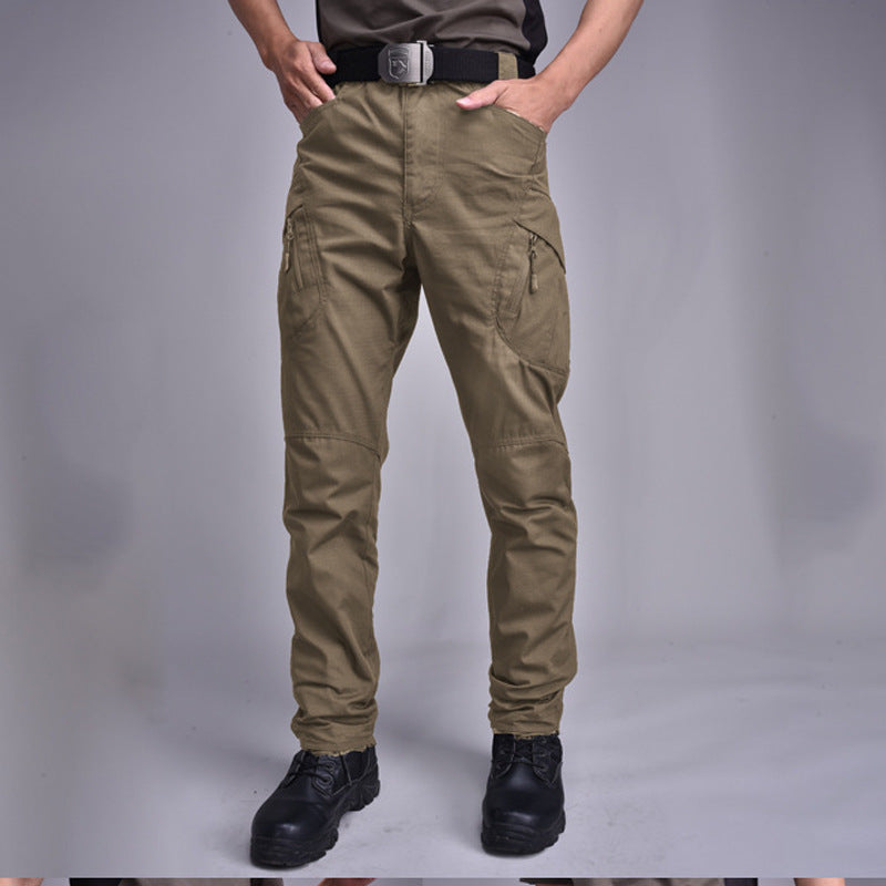 Outdoor consul tactical pants plaid fabric IX9 city special service trousers outdoor class IX7 multi-pocket overalls