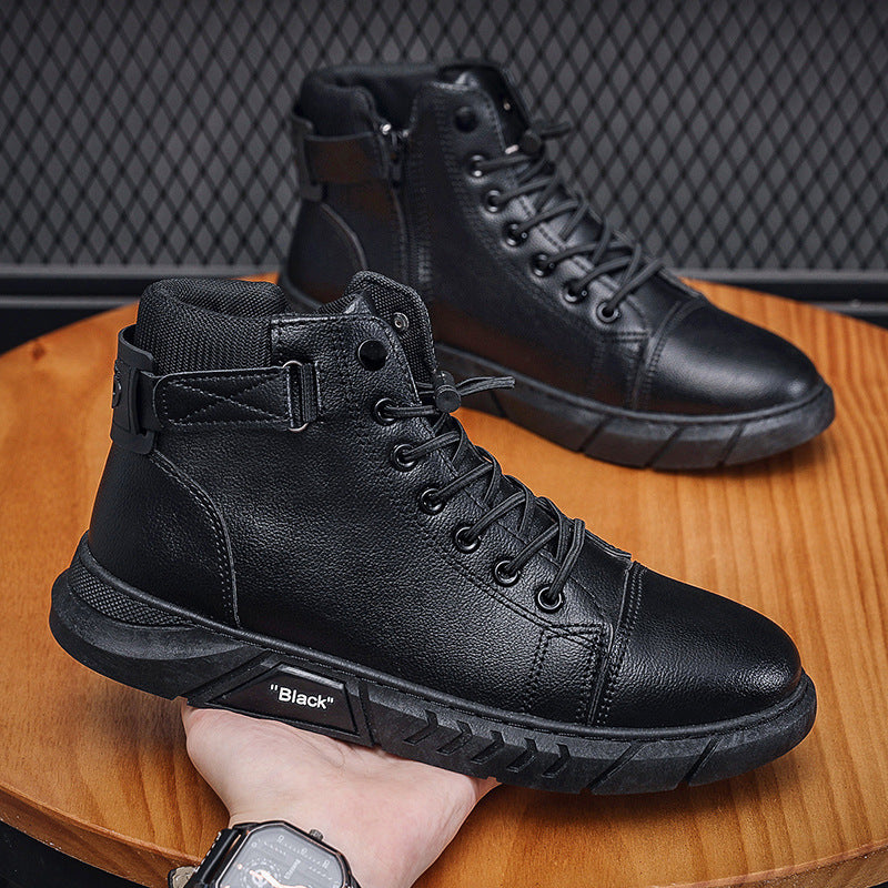 British style high-top Martin boots casual trend men's leather boots