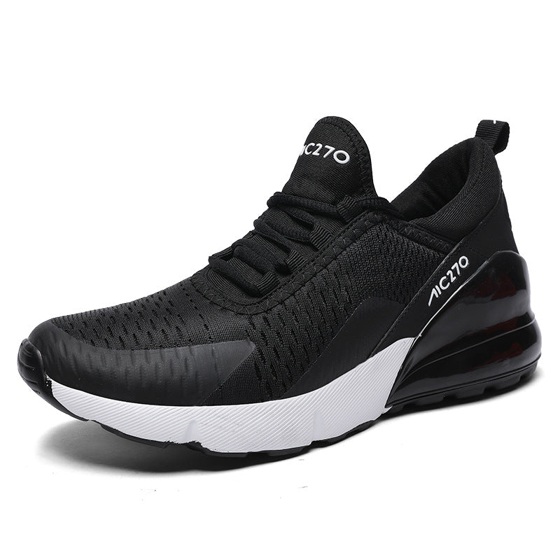 Air cushion sneakers fitness jogging breathable leisure walking tennis running shoes men's and women's running shoes