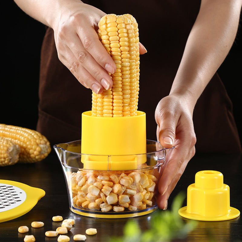 Peeling corn artifact household planing corn thresher corn thresher peeler small kitchen gadget set