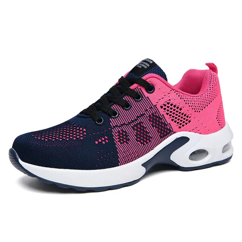 Korean Fashion Flying Woven Casual Air Cushion casual sports Shoes