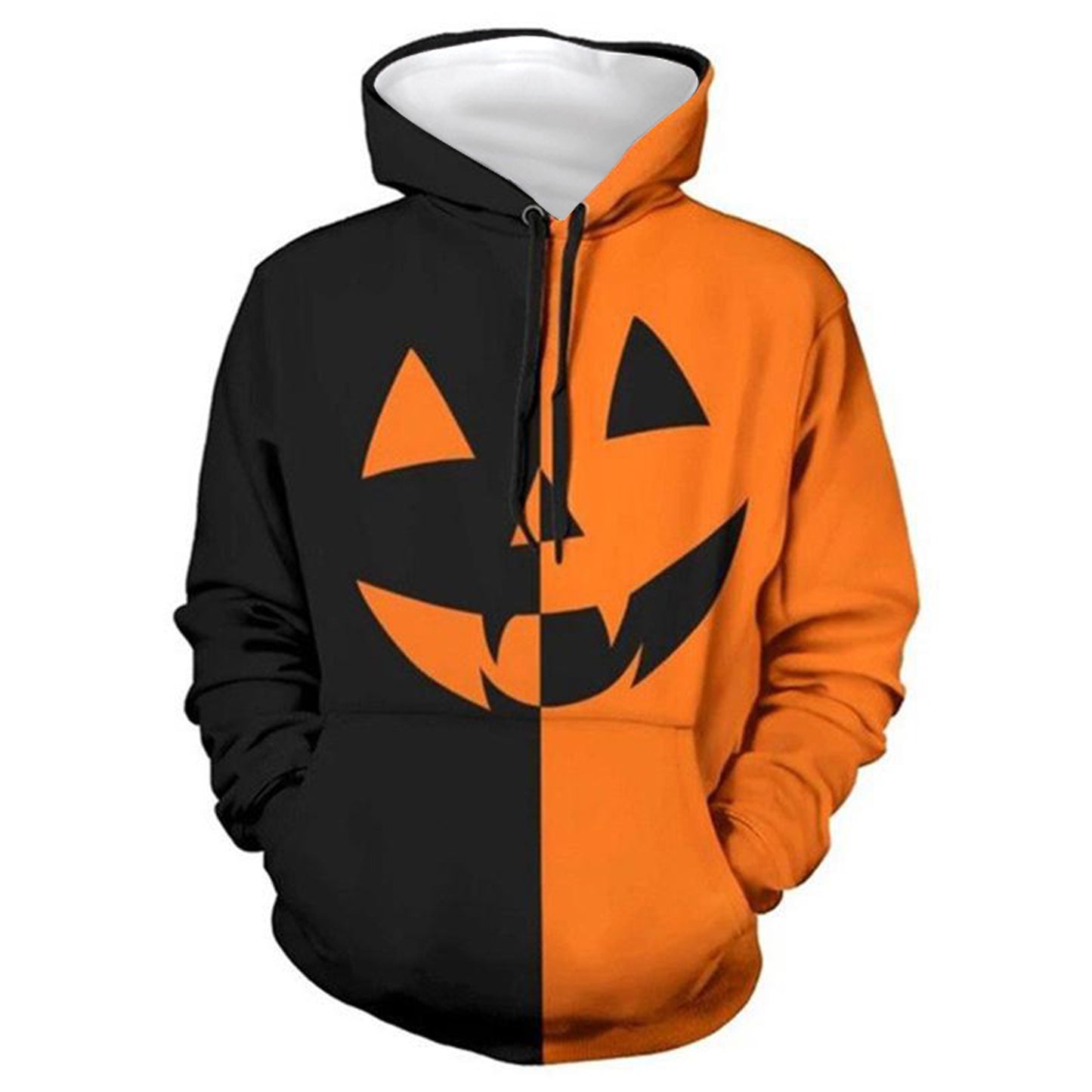 Halloween Explosion Pumpkin 3D Digital Print Clown Christmas Nightmare Series Hooded Sweater