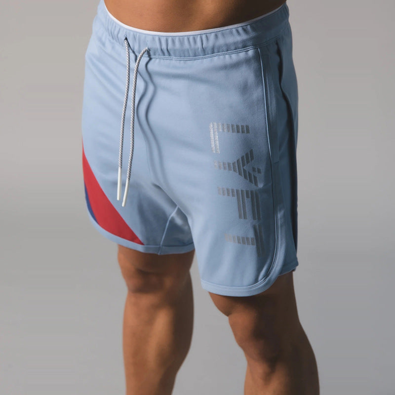 Sports pants men's LYFT shorts muscle fitness brothers tide summer running training breathable stretch casual ins pants