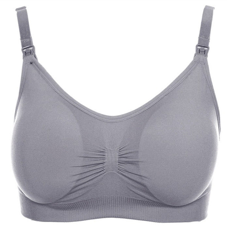 Summer Breastfeeding Bra No Steel Ring Breastfeeding Underwear Foreign Trade Large Size Pregnant Women's Underwear Close-fitting Comfortable Pregnant Women's Bra