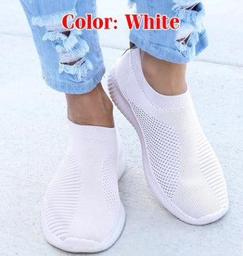 Flying woven socks women's shoes sports shoes