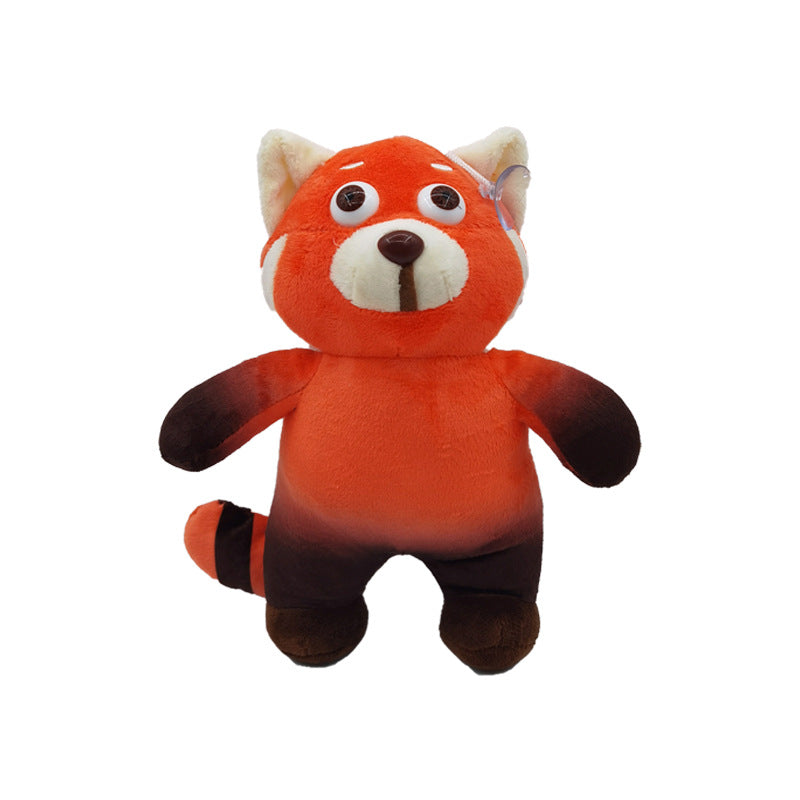 New spot youth deformation remember little raccoon around turning red bear expression bear plush toy