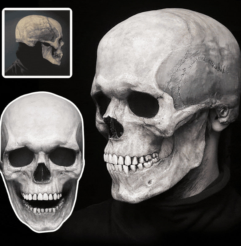 Mike's new mask movable skull mask Halloween skull movable headgear