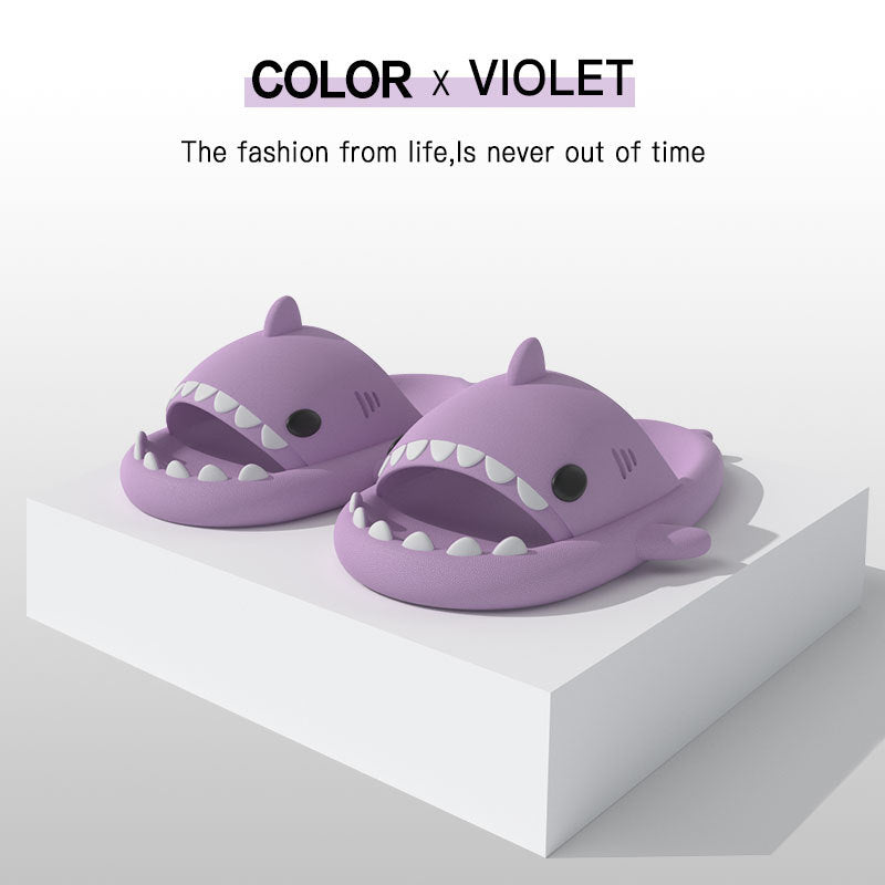 Shark slippers indoor and outdoor funny home cute cartoon sandals