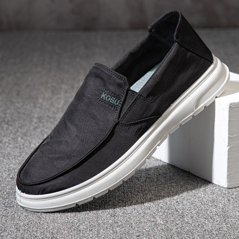 Men's Slip-On lightweight Soft Sole casual Canvas Shoes