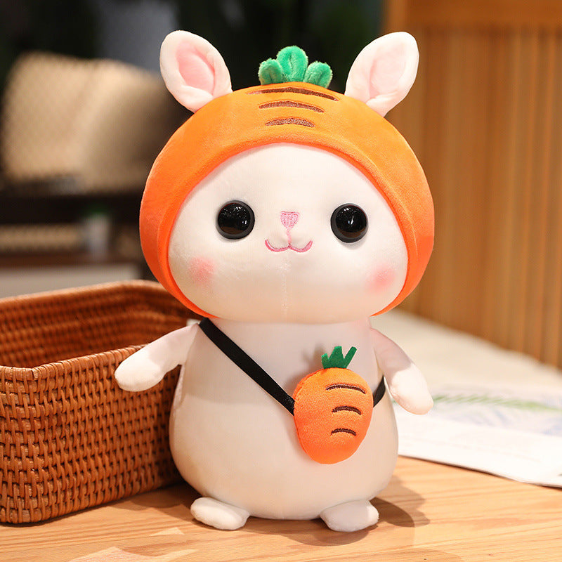 Sun bunny plush toy doll transformed into rabbit doll children's gift cute creative rabbit